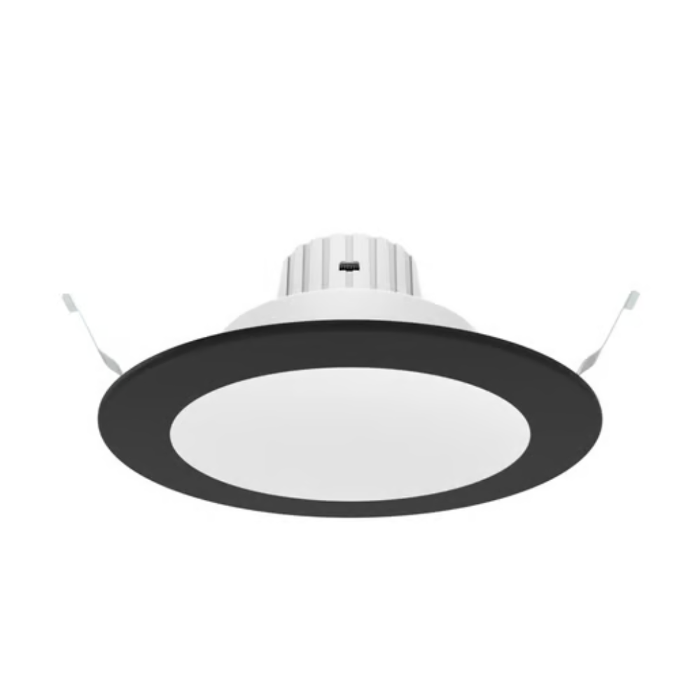 Lámpara de techo LED Empotrable para interior Luz Cálida 11W Negro Tecnolite