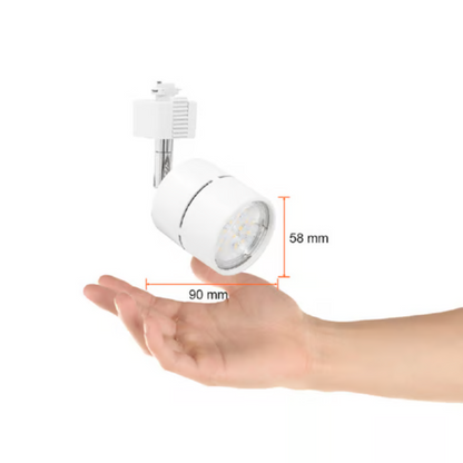 Lámpara para riel tipo spot dirigible GU10 50W  Blanco Tecnolite