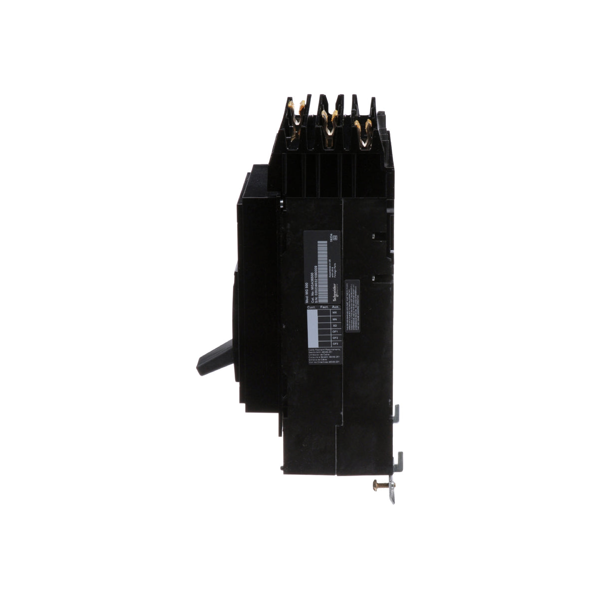 Interruptor Electrónico Powerpact M, de 500A, 3 Polos, 18 kA a 600V, I-Line, Et1.0 Schneider Electric MGA36500