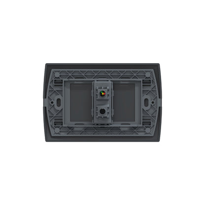Placa con Toma de Datos Tipo RJ11 de Marisio en Color Negro de 1 Módulo Schneider Electric MWD64907
