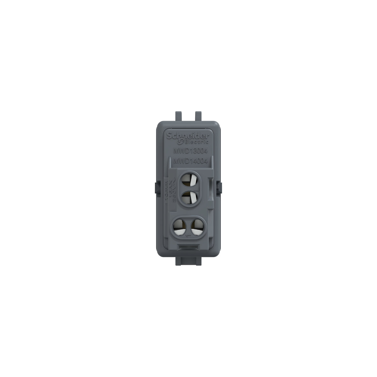 Pulsador Marisio Genesis, 16A, 250V, 1 Módulo, Negro Schneider Electric MWD72067