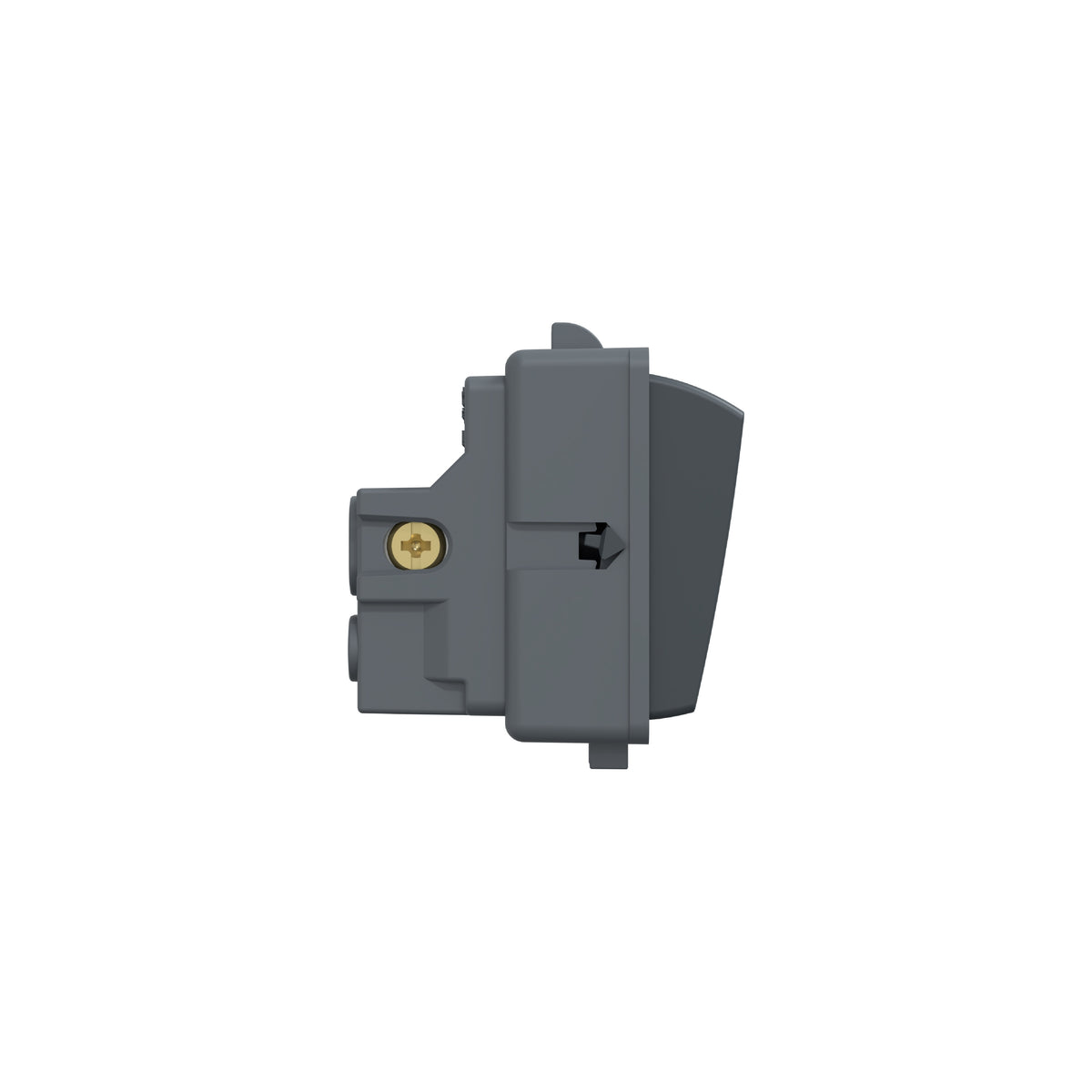 Pulsador Marisio Genesis, 16A, 250V, 1 Módulo, Negro Schneider Electric MWD72067