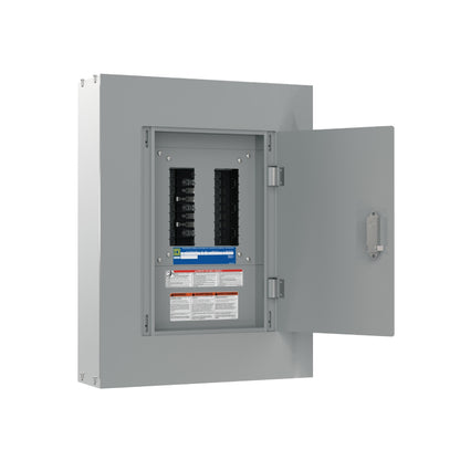 Nq Panelboard 100A, 3 F, 4 H, 18 Circuitos, Zapatas Principales., Montaje Sobreponer, 20 IN Schneider Electric NQ184L100S