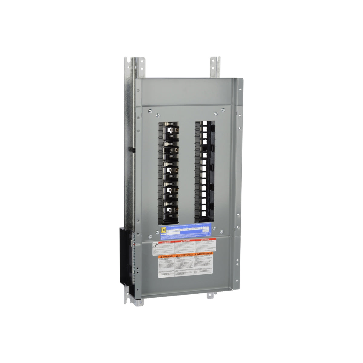 Interior Tablero Nq Square D de Zapatas Principales, 100A, 3 Fases, 4 Hilos, 30 Polos, Barra de Cobre Schneider Electric NQ430L1C14