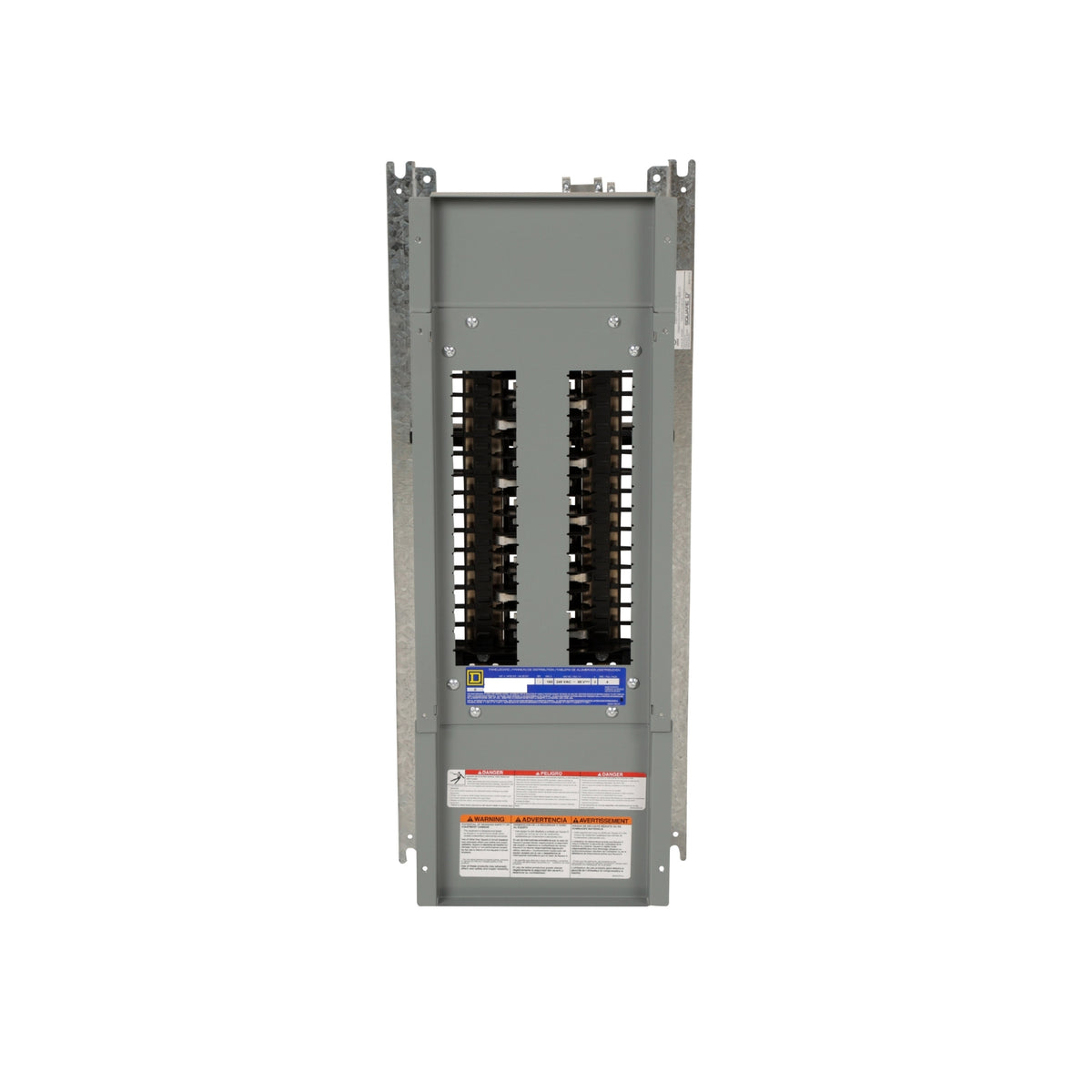 Interior Tablero Nq Square D de Zapatas Principales, 100A, 3 Fases, 4 Hilos, 30 Polos, Barra de Cobre Schneider Electric NQ430L1C14