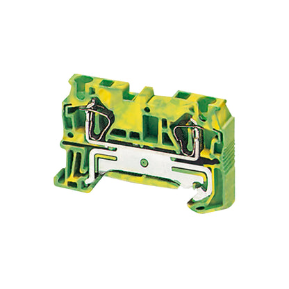 Gabinete Eléctrico, Bloque de Terminales de Tierra-4 mm² Nivel Único 1x1 Resorte-Amarillo Verdoso Schneider Electric NSYTRR42PE
