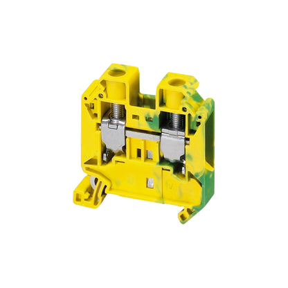 Gabinete Eléctrico, Bornera de Tierra-16 mm² 101A Nivel Único 1x1 Tornillo-Amarillo Verdoso Schneider Electric NSYTRV162PE
