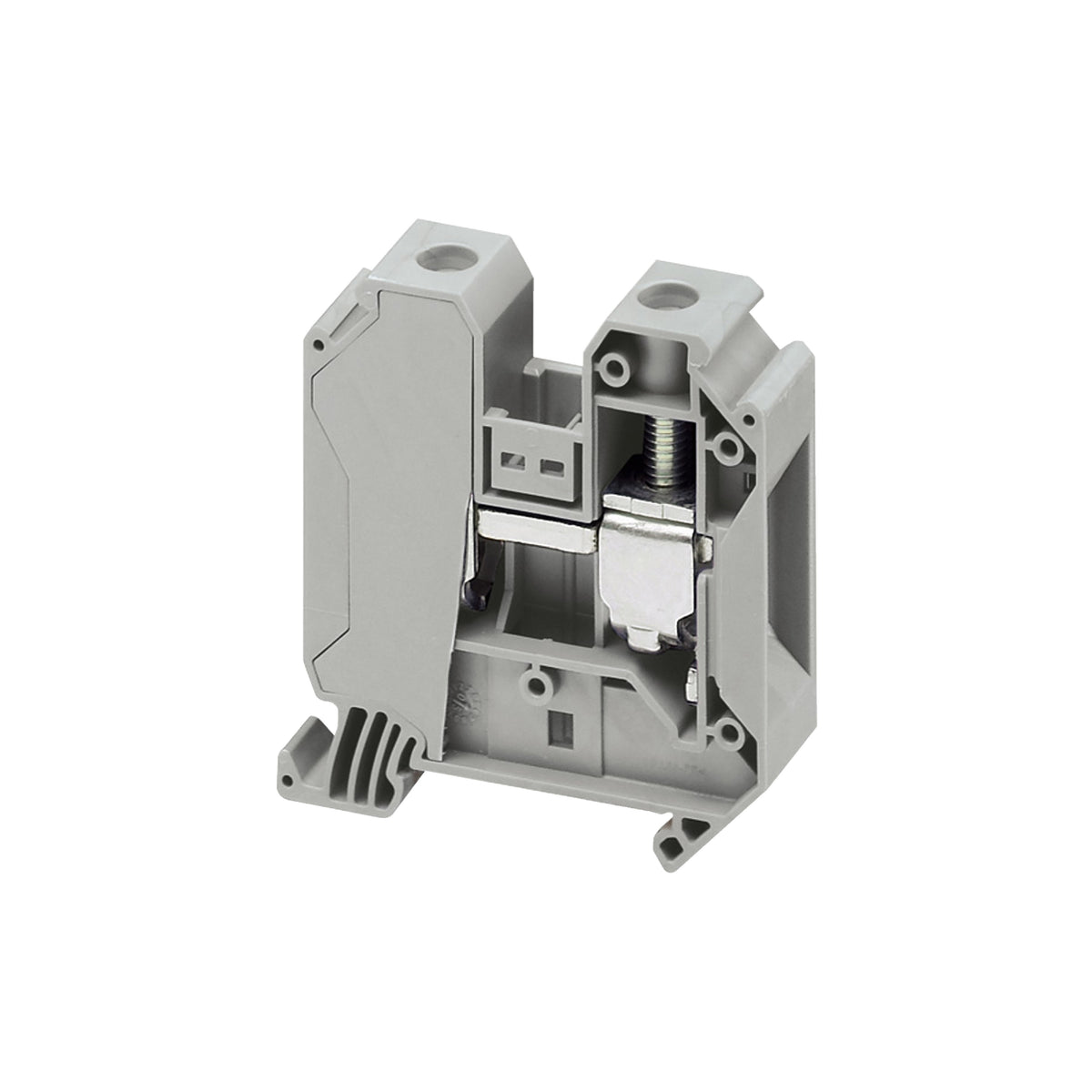 Gabinete Eléctrico, Bloque de Terminales de Paso-35 Mm² 125 A Nivel Único 1x1 Tornillo-Gris Schneider Electric NSYTRV352