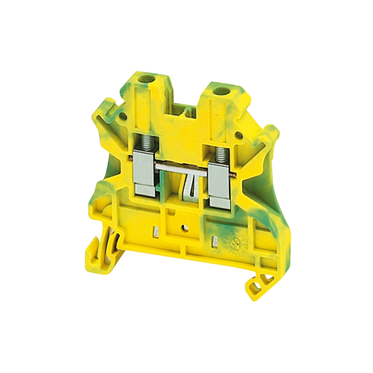 Gabinete Eléctrico, Bloque de Terminales de Tierra-4 mm² Nivelúnico 1x1 Tornillo-Amarillo Verdoso Schneider Electric NSYTRV42PE
