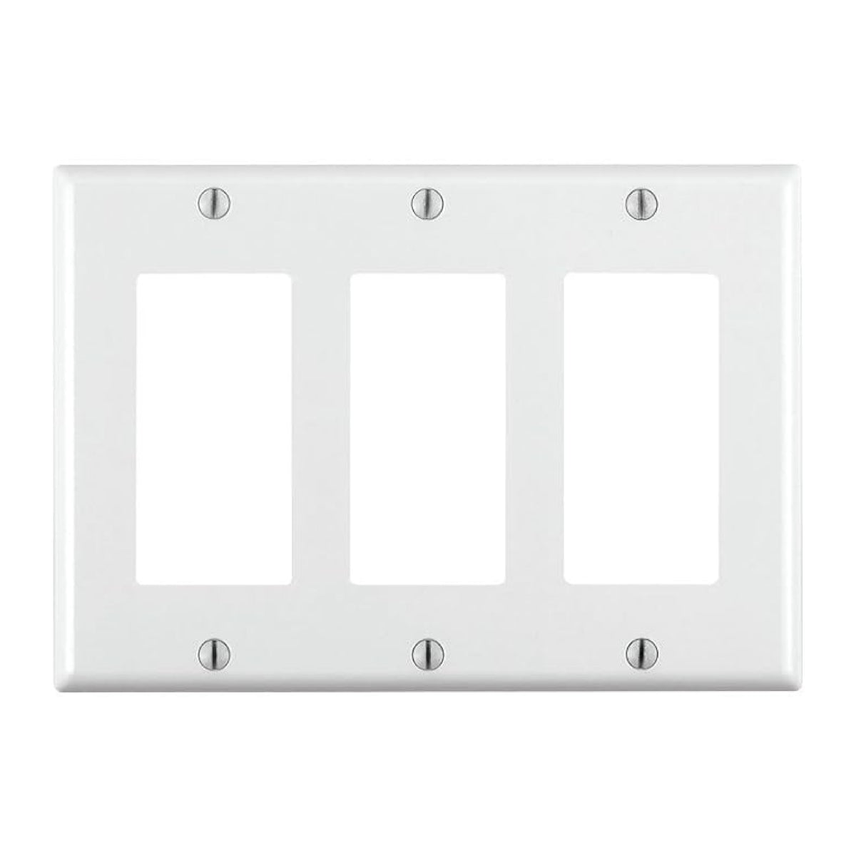 Palca de 3 Ventanas Blanco Decora Leviton