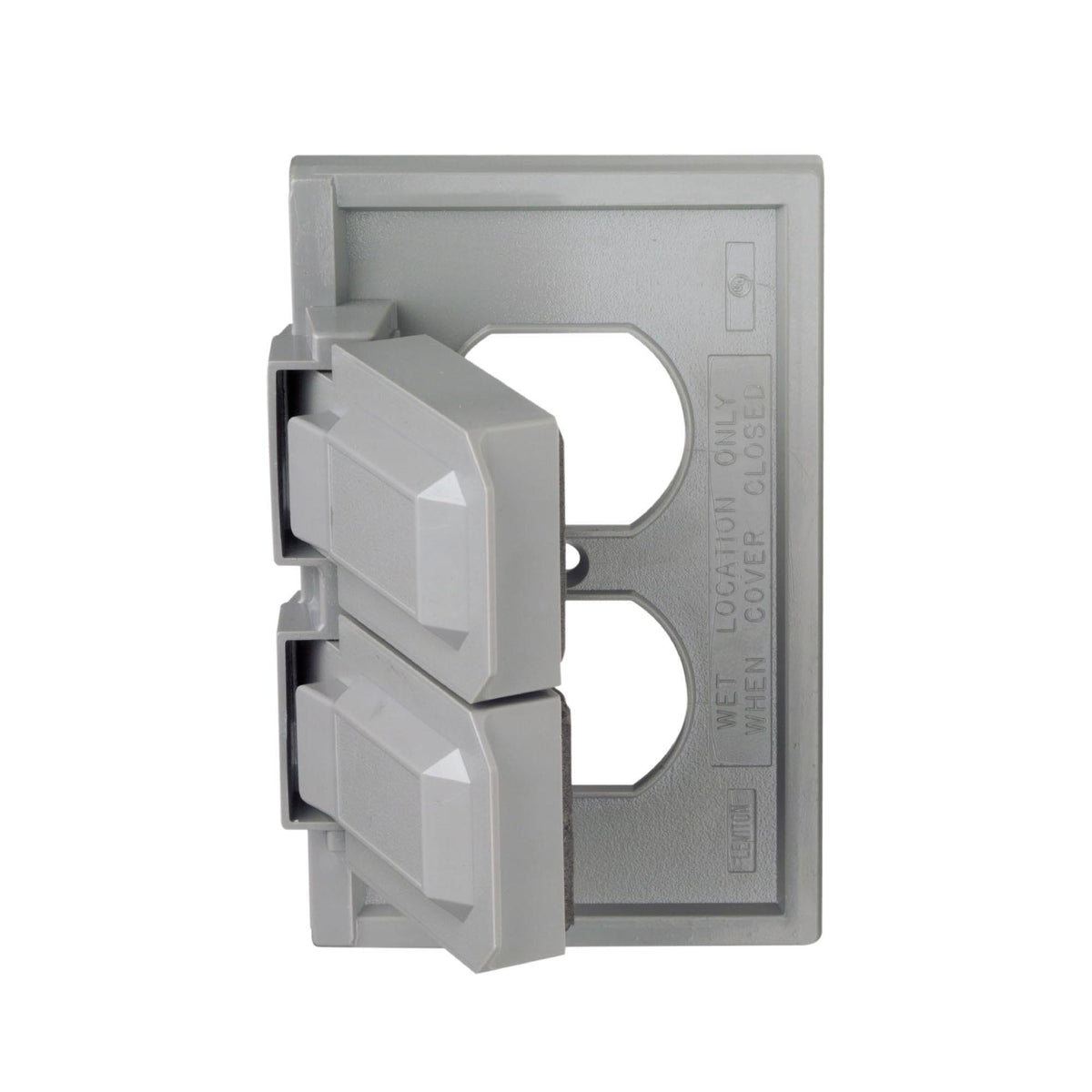 Placa Termoplástica de Intemperie para Contacto Dúplex Leviton