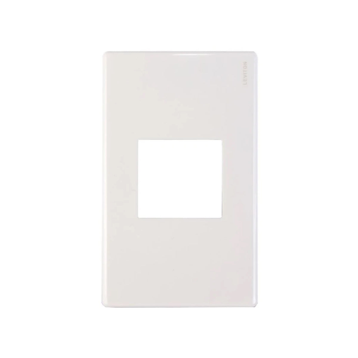 Placa de 1 Módulo 1/3 Blanco Stalo & Kristalo Leviton