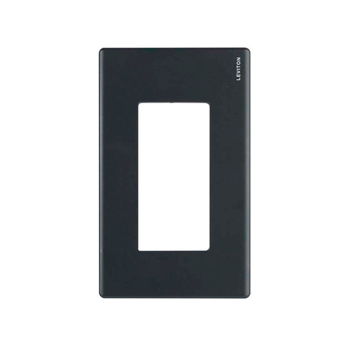 Placa Negro Mate Stalo Leviton