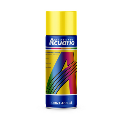 Pintura en Aerosol 400 ml Amarillo Fluorescente Acuario