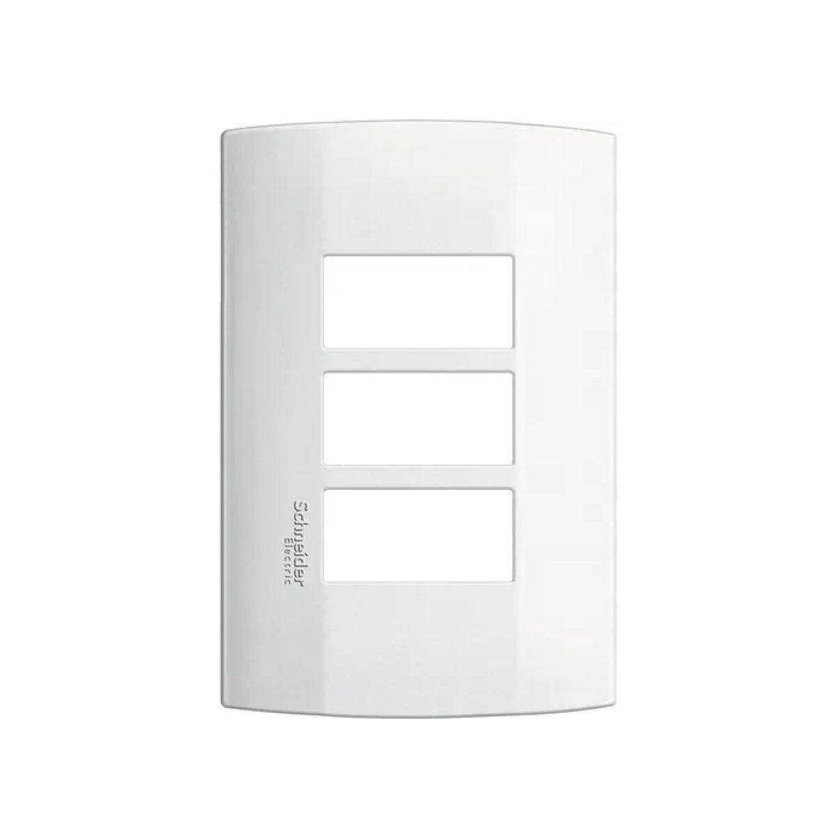 Placa de 3 Módulos color Blanco Marisio Schneider Electric MWD130617223