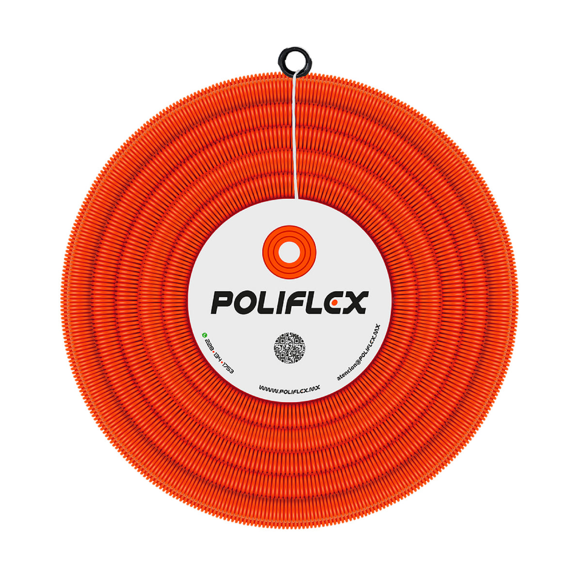 Poliducto Naranja 3/4" con Guía 50m Poliflex