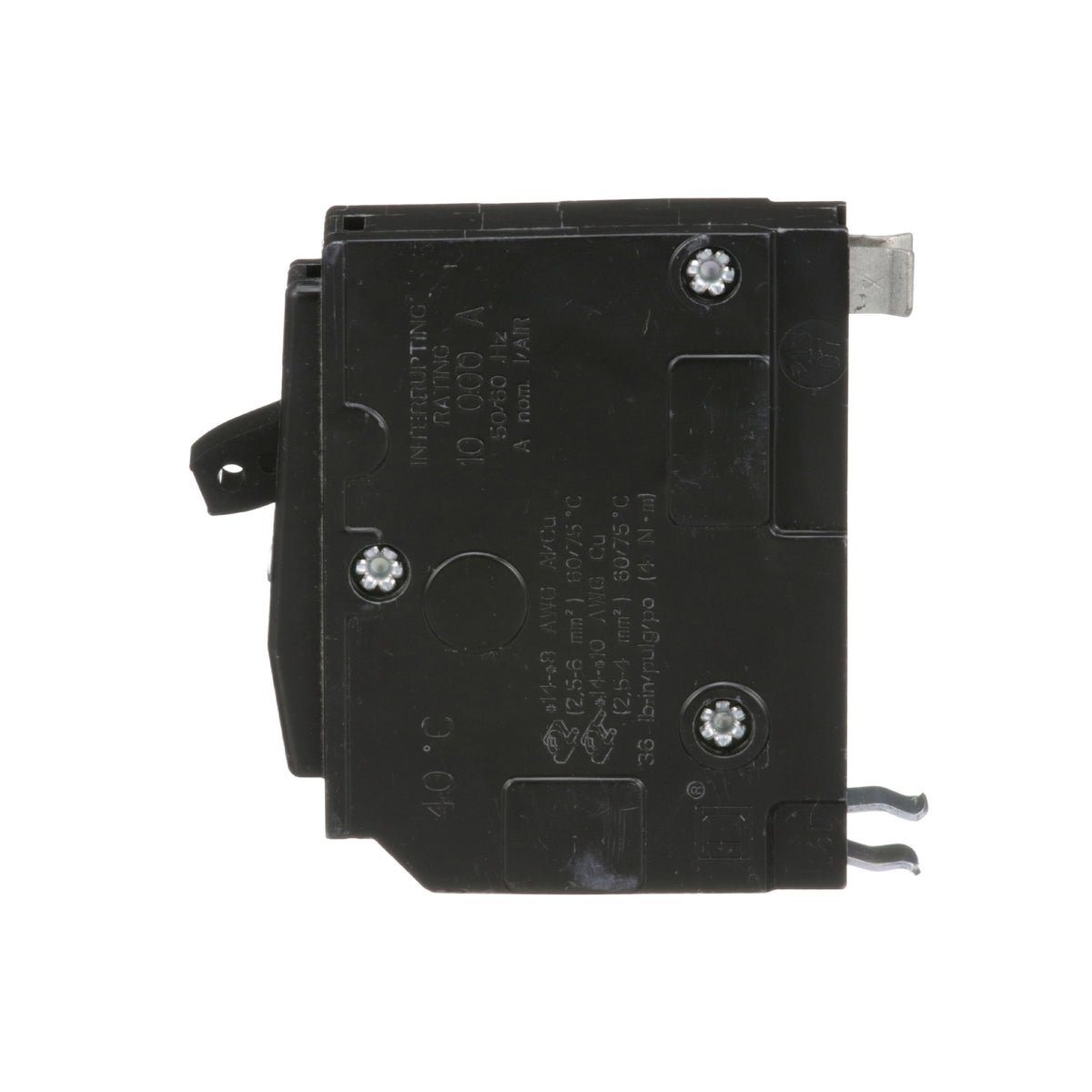 Interruptor Termomagnético 1 Polo 10 A Square D Enchufable Schneider Electric QO110