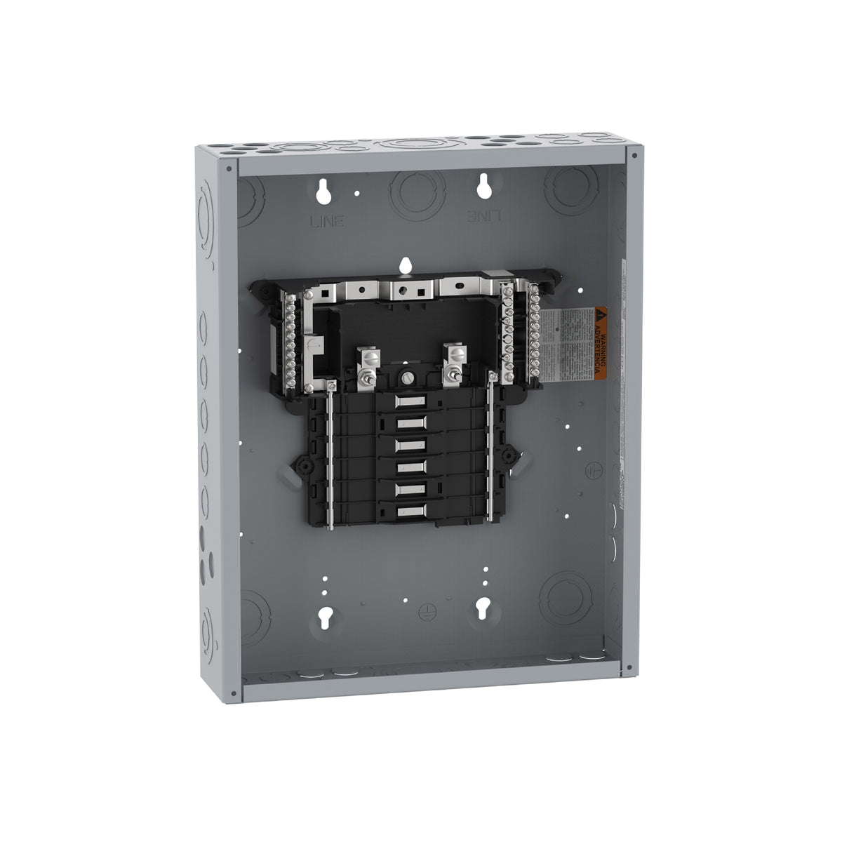 Centro de Carga QO Square D 125A 1F 12P 12C NEMA1 con Barra a Tierra y Neutro Schneider Electric QO112L125PG