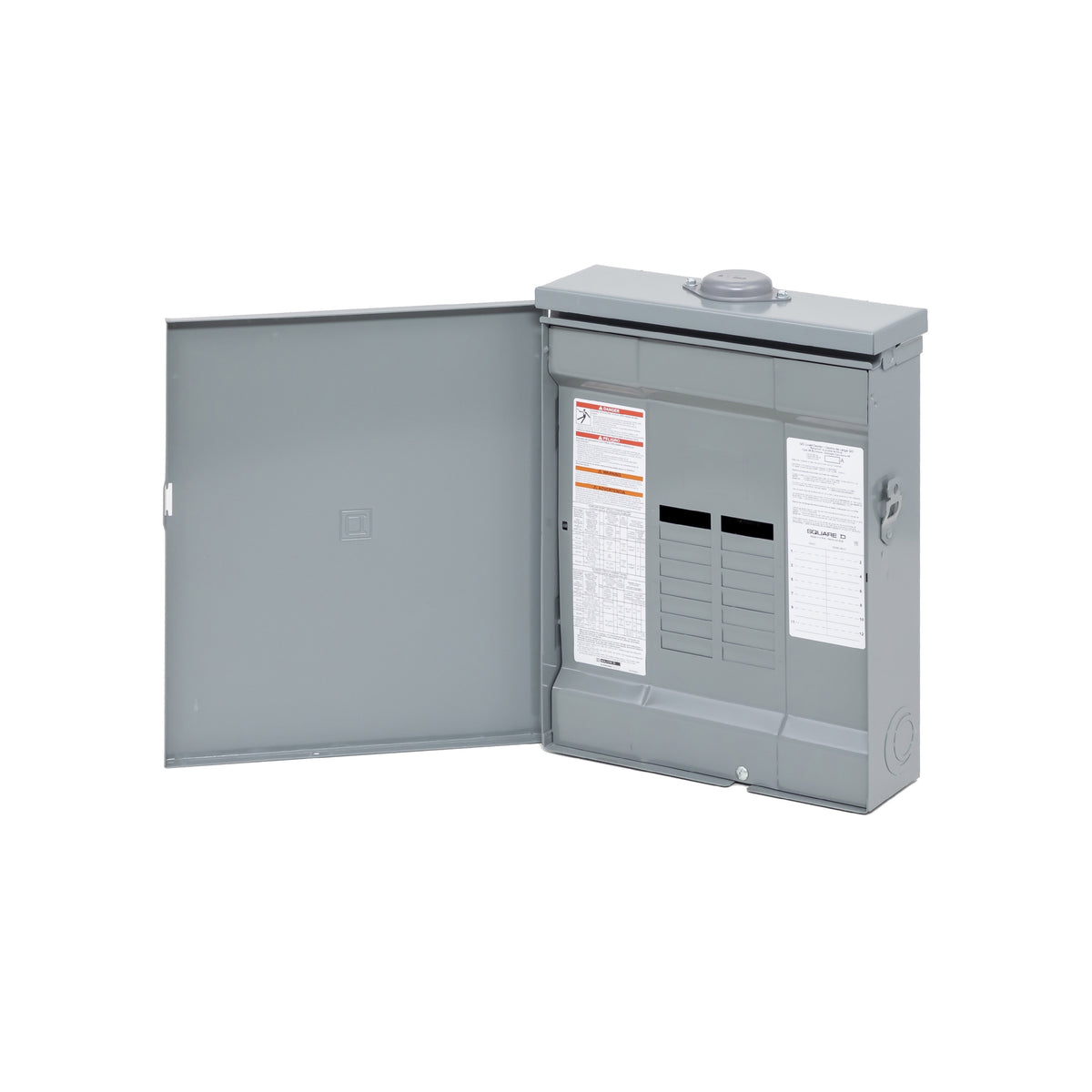 Centro de Carga QO Square D 125A 1F 12P NEMA 3R con Barra a Tierra y Neutro Schnieder Electric QO112L125PGRB
