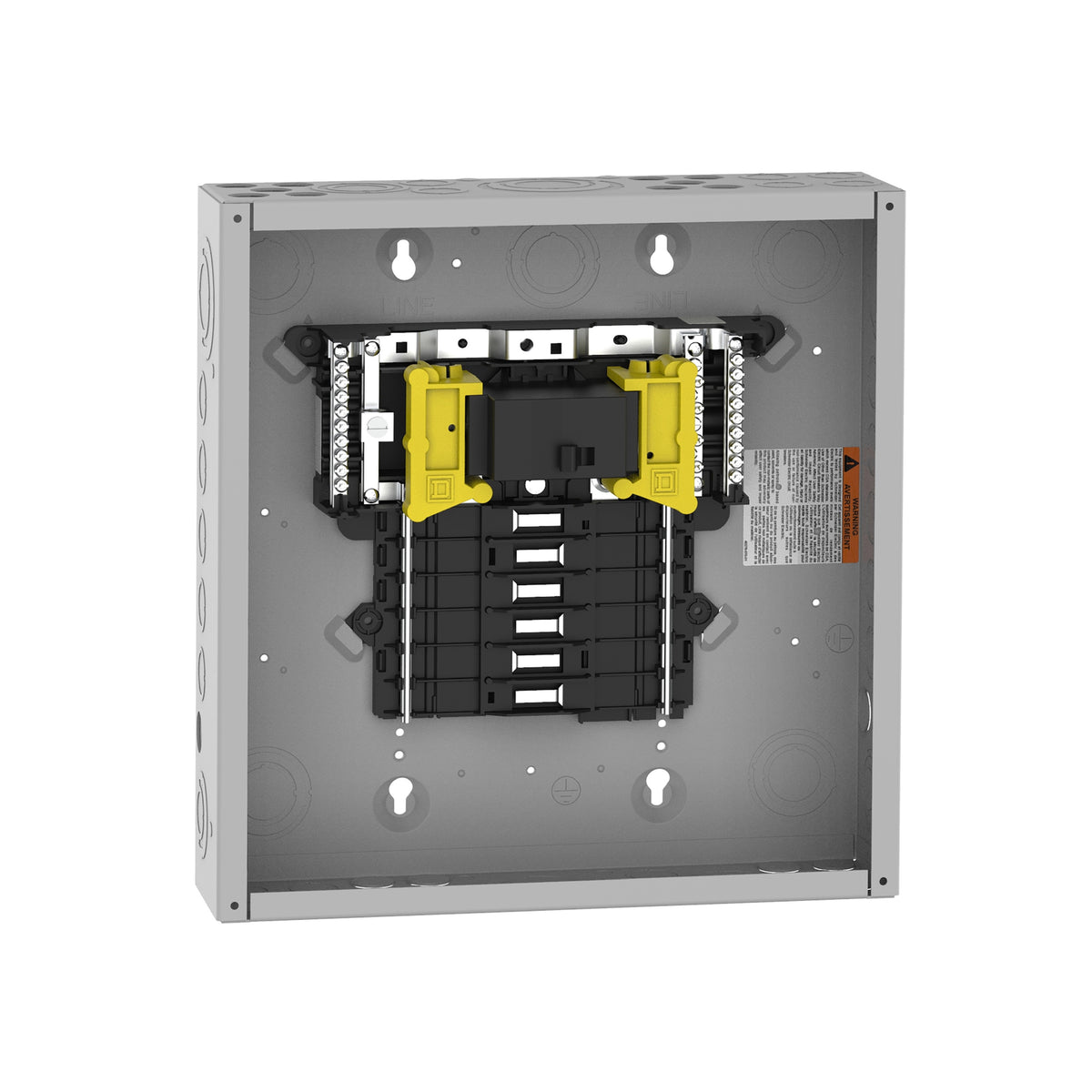 Centro de Carga QO Interruptor Principal 100 A, 1 F, 3H 12 Espacios, NEMA1, Pon Schneider Electric QO112M100P