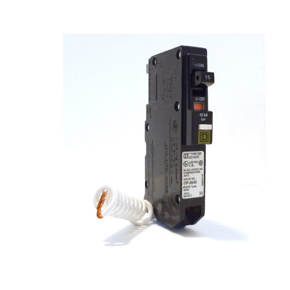 Interruptor Termomagnético QO CAFI 1 Polo, 15A, 10 kA, Enchufable Schneider Electric QO115CAFI