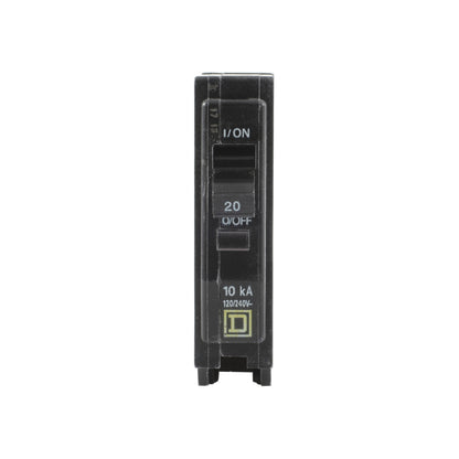 Interruptor Termomagnético 1 Polo 20 A Square D Enchufable Schneider Electric QO120