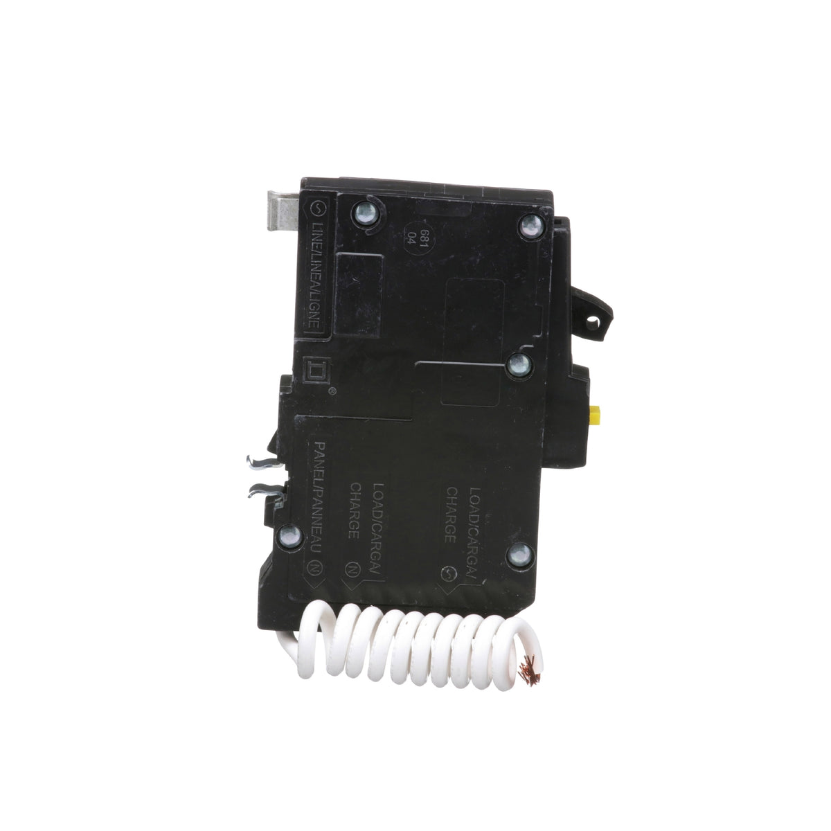 Interruptor Termoagnético 1 Polo 20 A con Protección Falla a Tierra Square D Enchufable Schneider Electric QO120GFI