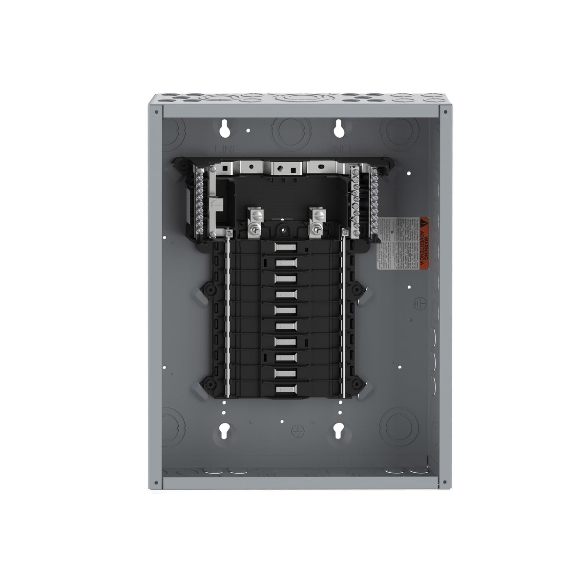 Centro de Carga QO Square D 125A 1F 20P NEMA1 con Barra a Tierra y Neutro Schnieder Electric QO120L125PG
