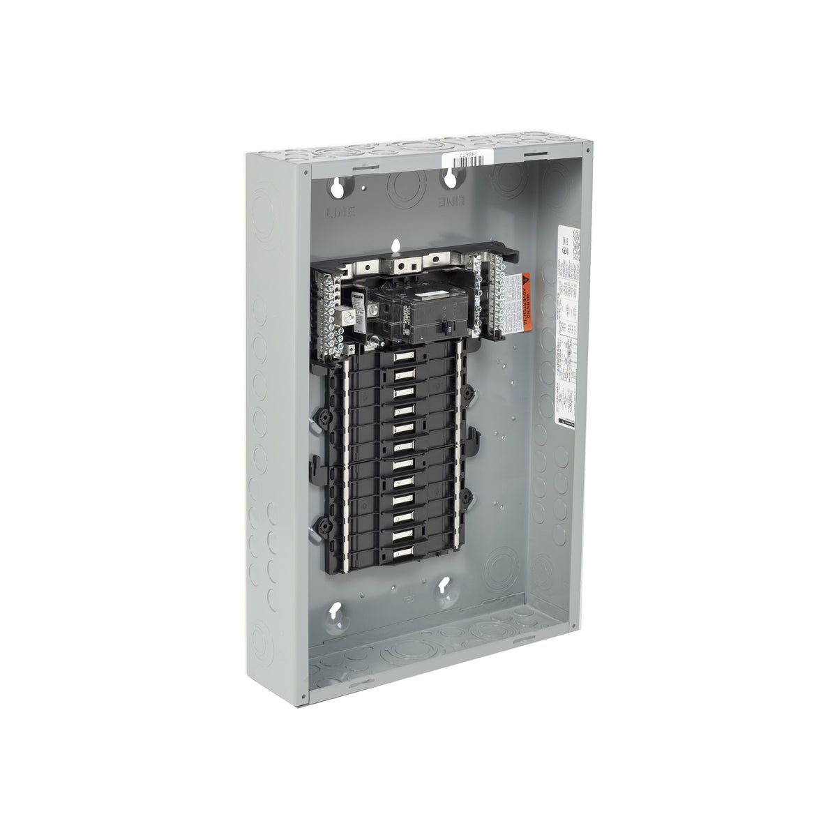 Centro de Carga QO Interruptor Principal 100 A, 1 F, 3H 24 Espacios, NEMA1, Pon Schneider Electric QO124M100P