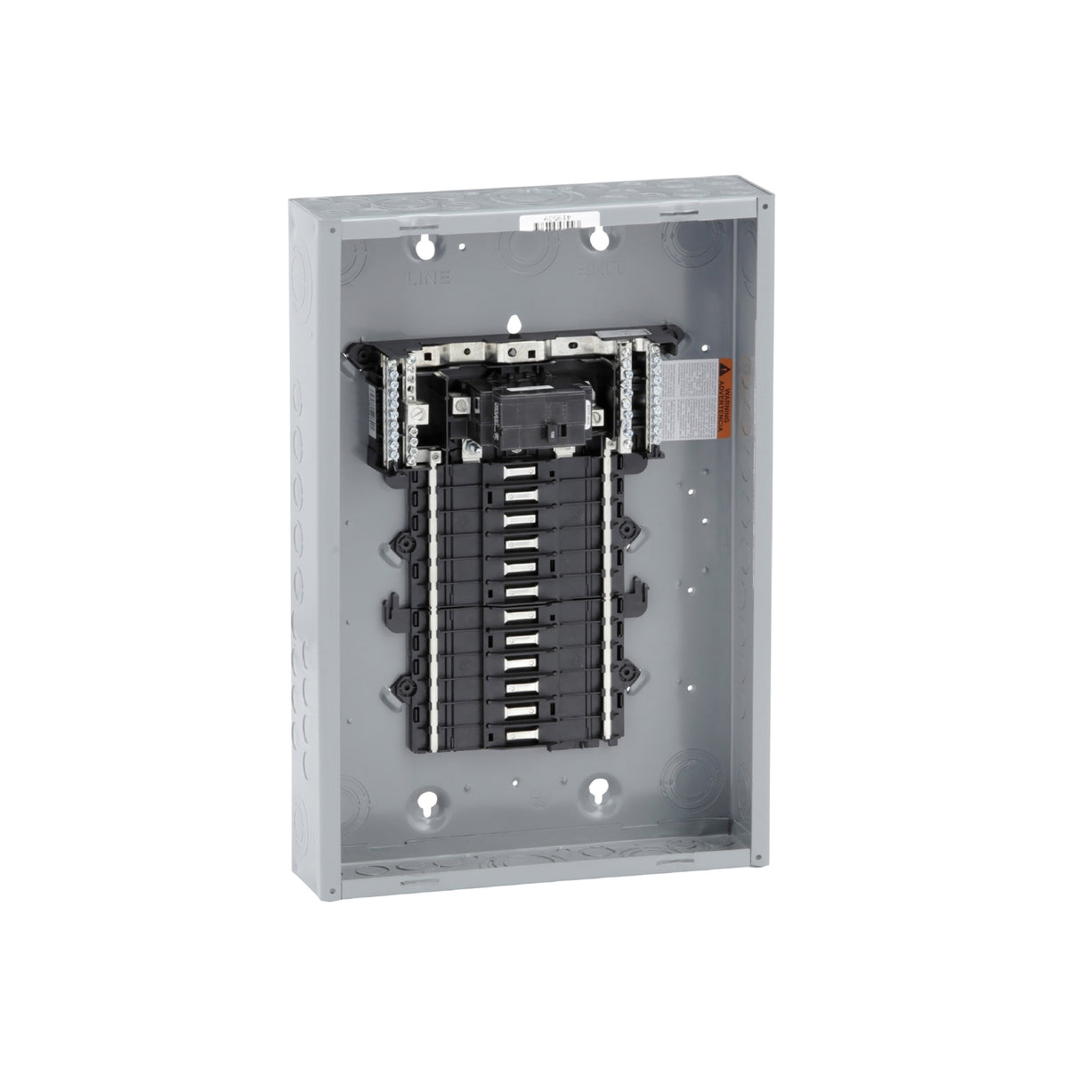 Centro de Carga QO Interruptor Principal 100 A, 1 F, 3H 24 Espacios, NEMA1, Pon Schneider Electric QO124M100P