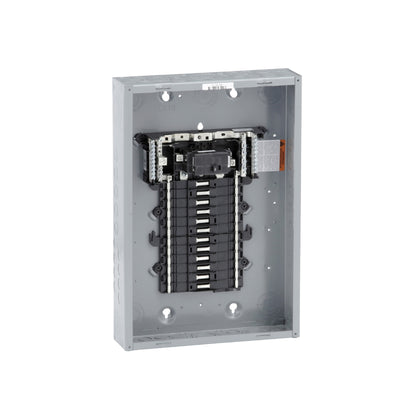 Centro de Carga QO Interruptor Principal 100 A, 1 F, 3H 24 Espacios, NEMA1, Pon Schneider Electric QO124M100P