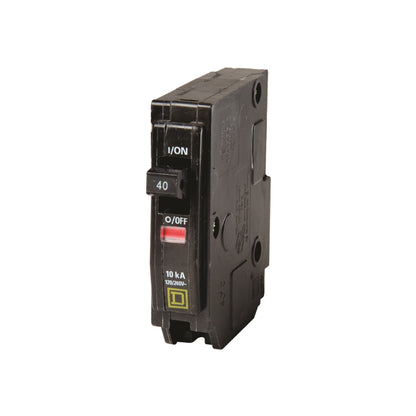 Interruptor Termomagnético 1 Polo 40 A Square D Enchufable Schneider Electric QO140