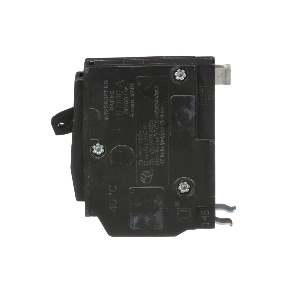 Interruptor Termomagnético 1 Polo 50 A Square D Enchufable Schneider Electric QO150