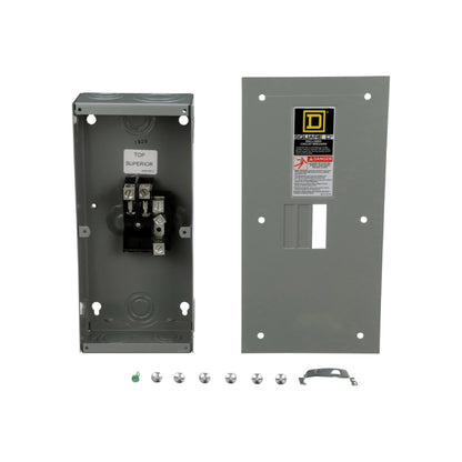 Centro de Carga QO, Gabinete para I Termomag, 100 A, 1 F, 3H, 2 Espacios NEMA 1 Empotrar Schneider Electric QO2100BNF