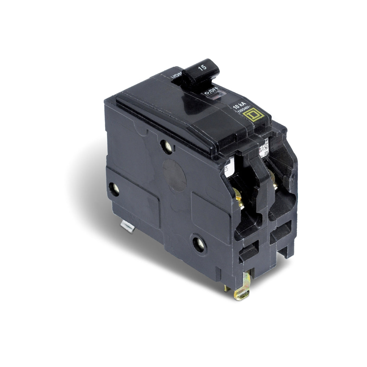 Interruptor Termomagnético 2 Polos 15 A Square D Enchufable Schneider Electric QO215