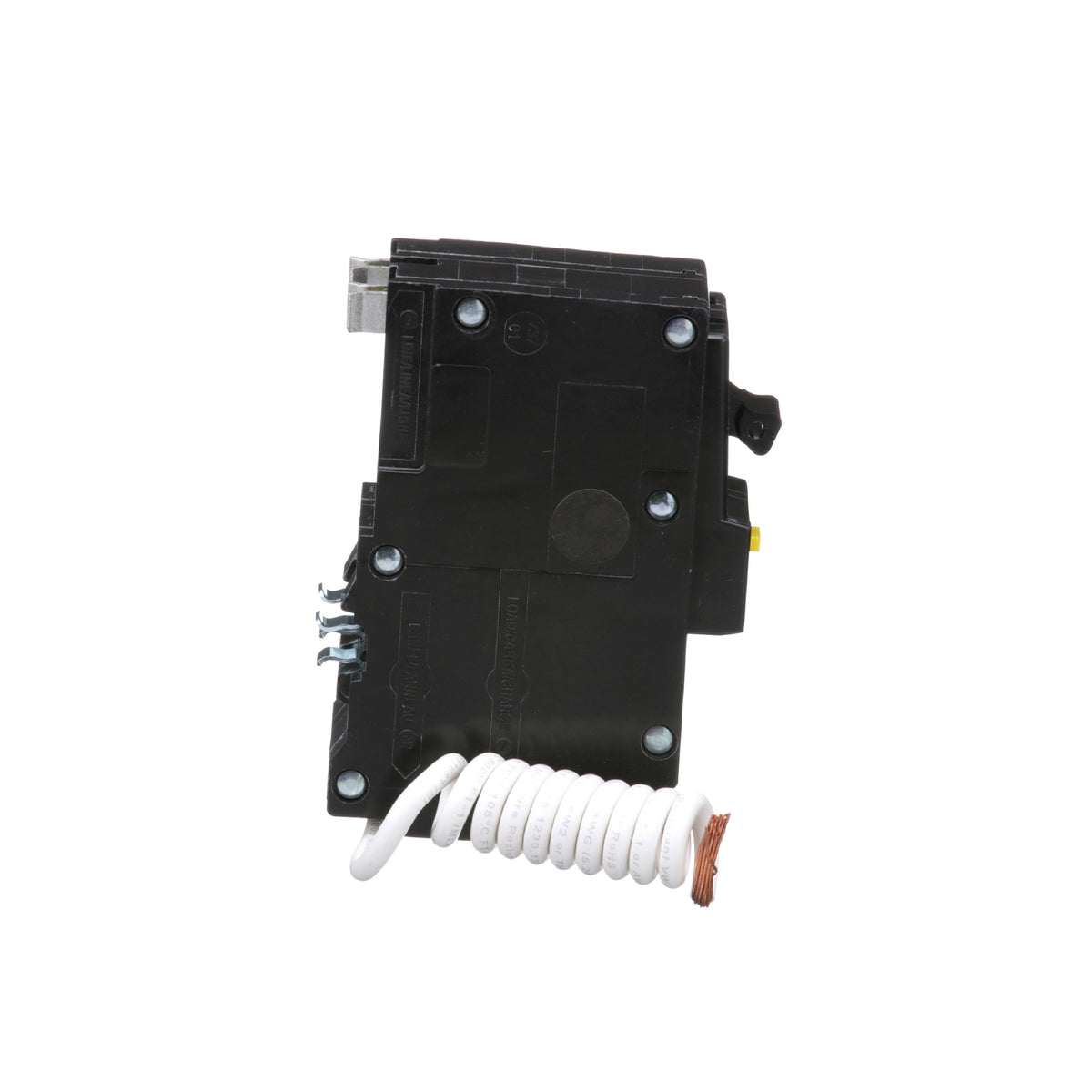Interruptor Termomagnético Square D de 2 Polos, 20A, Falla Tierra 6ma, Enchufable Schneider Electric QO220GFI