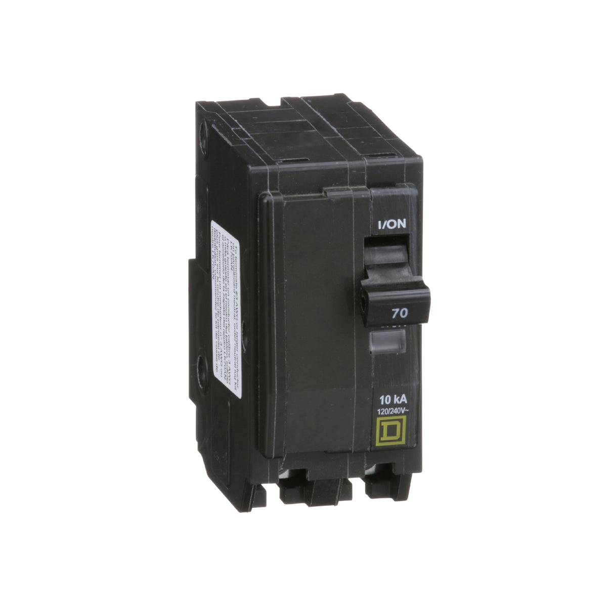 Interruptor Termomagnético 2 Polos 70 A Square D Enchufable Schneider Electric QO270