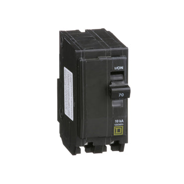 Interruptor Termomagnético 2 Polos 70 A Square D Enchufable Schneider Electric QO270