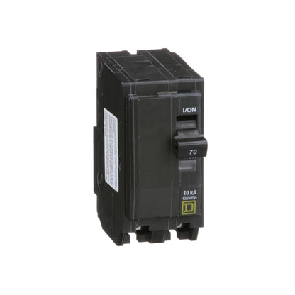 Interruptor Termomagnético 2 Polos 70 A Square D Enchufable Schneider Electric QO270