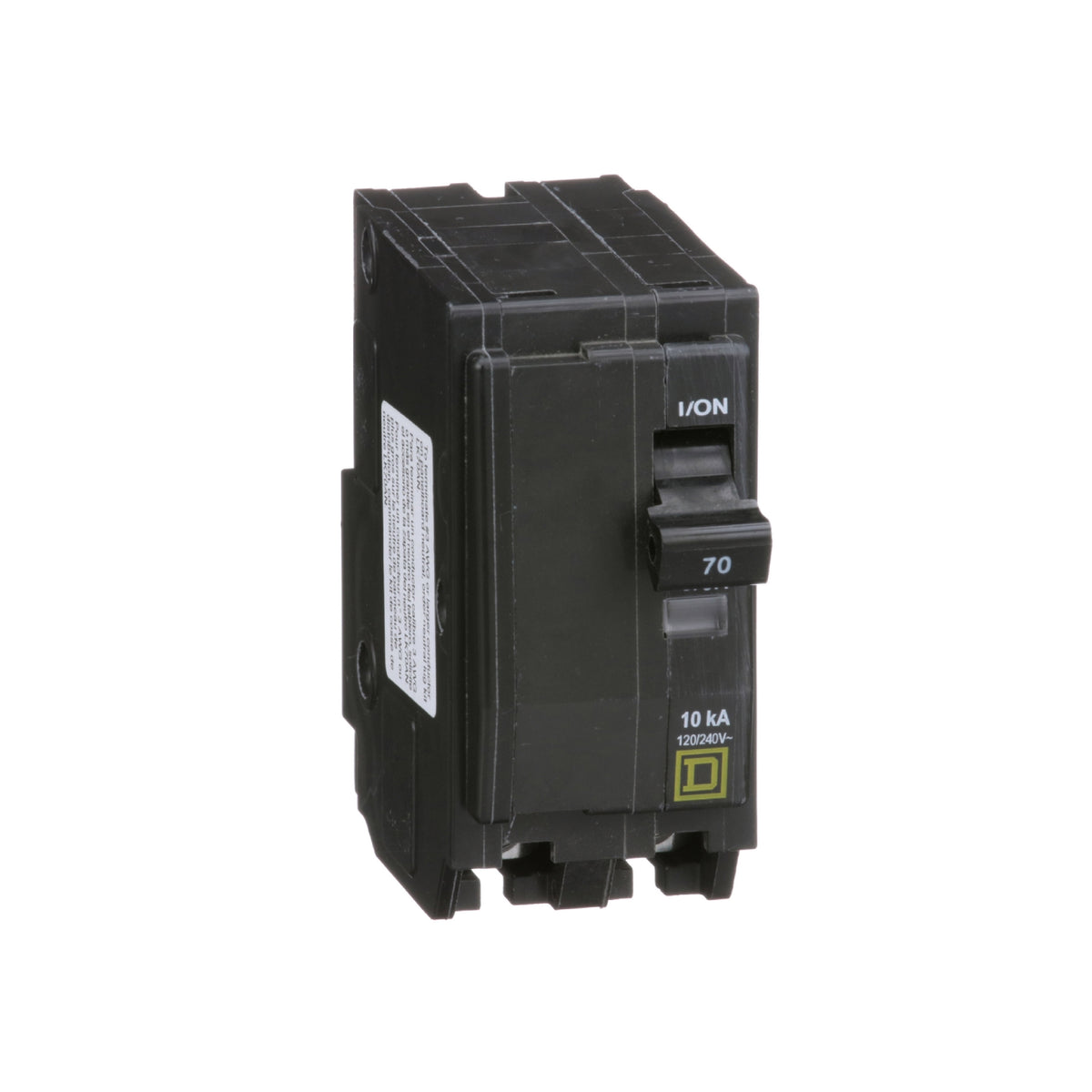 Interruptor Termomagnético 2 Polos 70 A Square D Enchufable Schneider Electric QO270