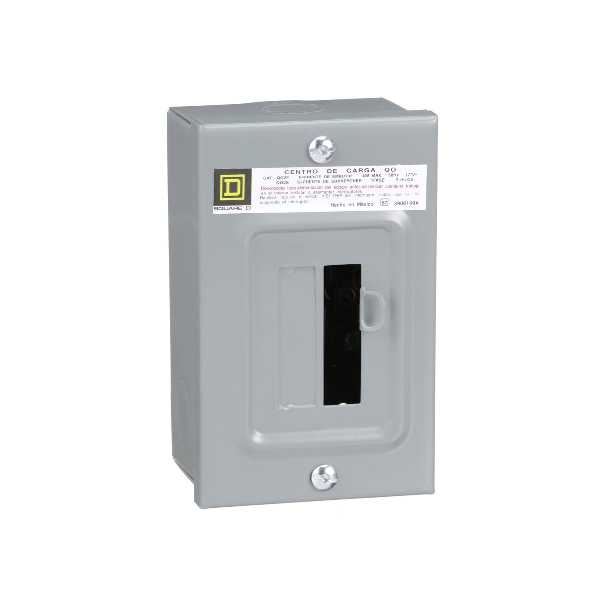 Centro de Carga QO-40 A-120/240V-10 kA-NEMA 1-Sobreponer Schneider Electric QO2S