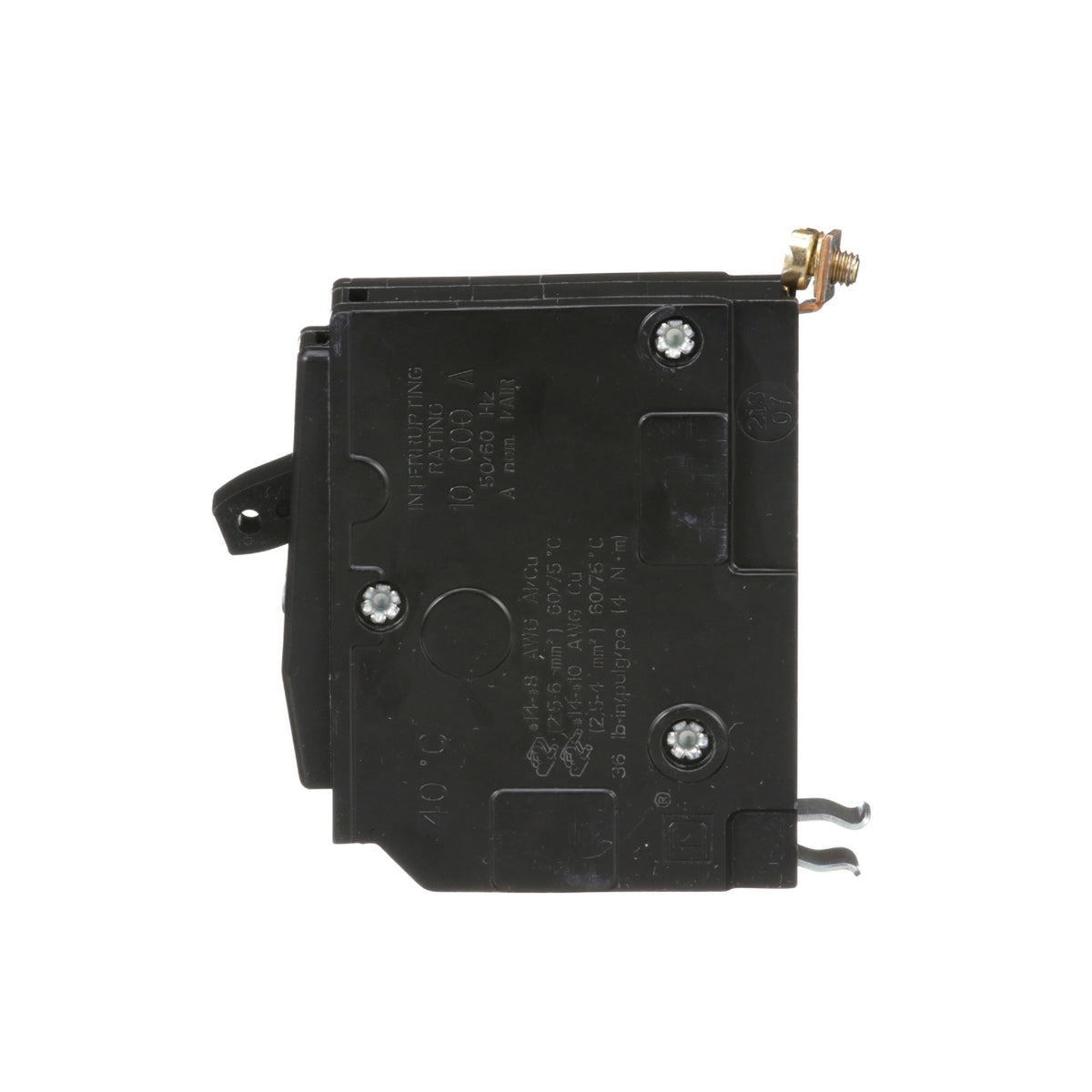 Interruptor Termomagnético 1 Polo 30 A Square D Atornillable Schneider Electric QOB130