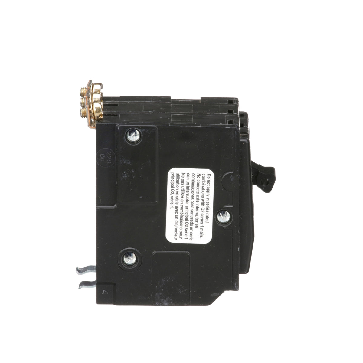 Interruptor Termomagnético 3 Polos 15 A Square D Atornillable Schneider Electric QOB315