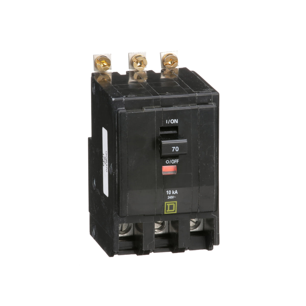 Interruptor Termomagnético 3 Polos 70 A Square D Atornillable Schneider Electric QOB370