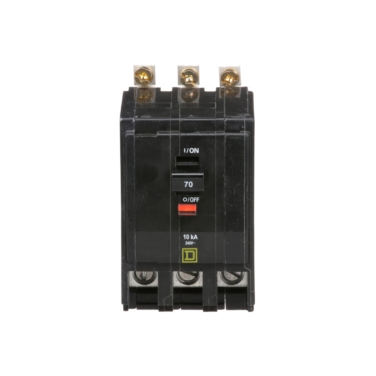 Interruptor Termomagnético 3 Polos 70 A Square D Atornillable Schneider Electric QOB370