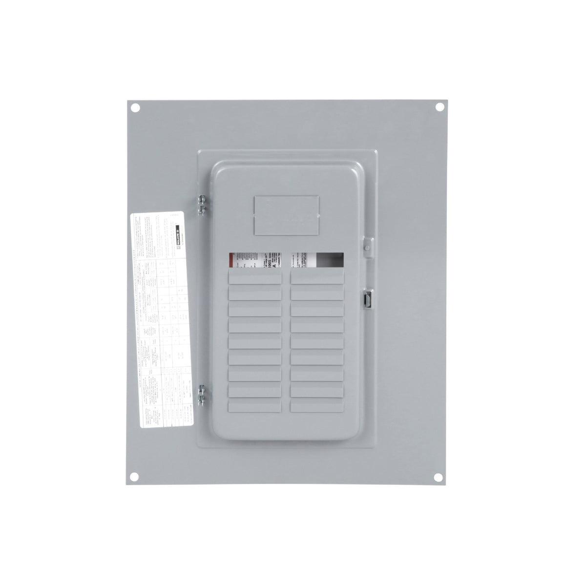 Frente para Centro de Carga QO de 20P Square D de Sobreponer Schneider Electric QOC20U100S
