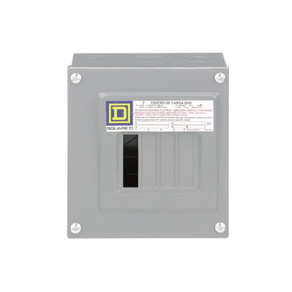 Centro de Carga QO Square D 60A 2F 4P NEMA1 de Sobreponer Schneider Electric QOD4S