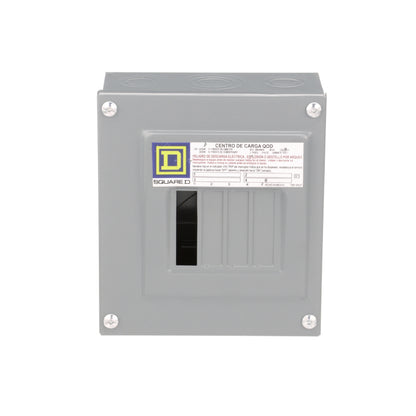 Centro de Carga QO Square D 60A 2F 4P NEMA1 de Sobreponer Schneider Electric QOD4S