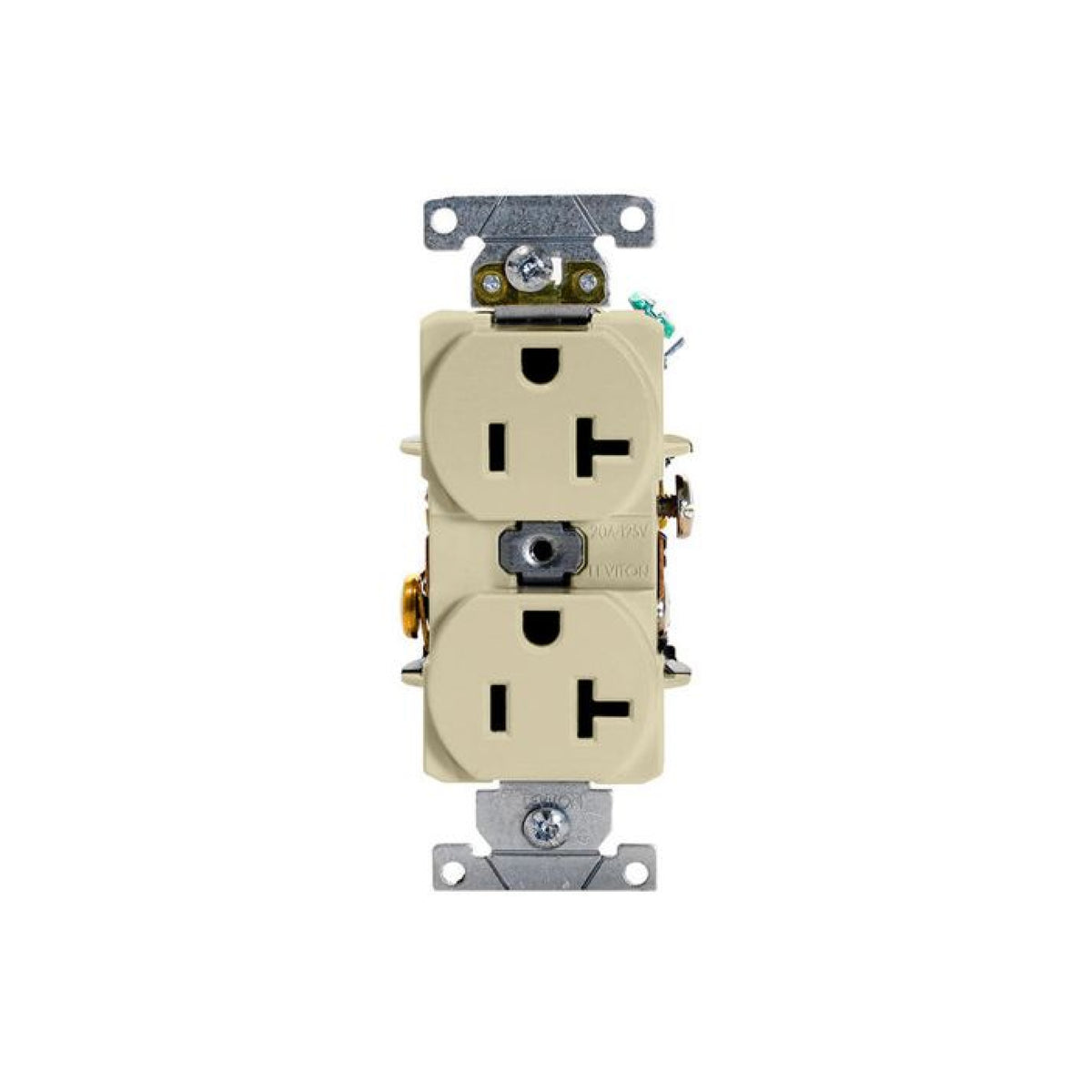 Receptáculo Dúplex Grado Industrial Marfil Leviton