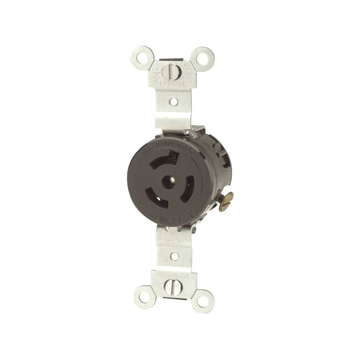 Receptáculo de Media Vuelta 2P 3H 15A NEMA L6-15R Leviton